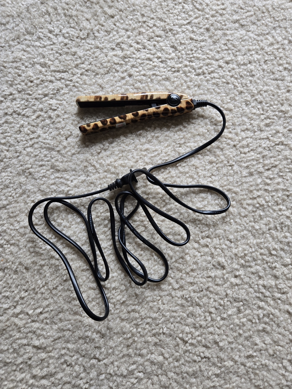 TS-2 Detailer Mini Straightener/Flat Iron - Cheetah/Leopard Print